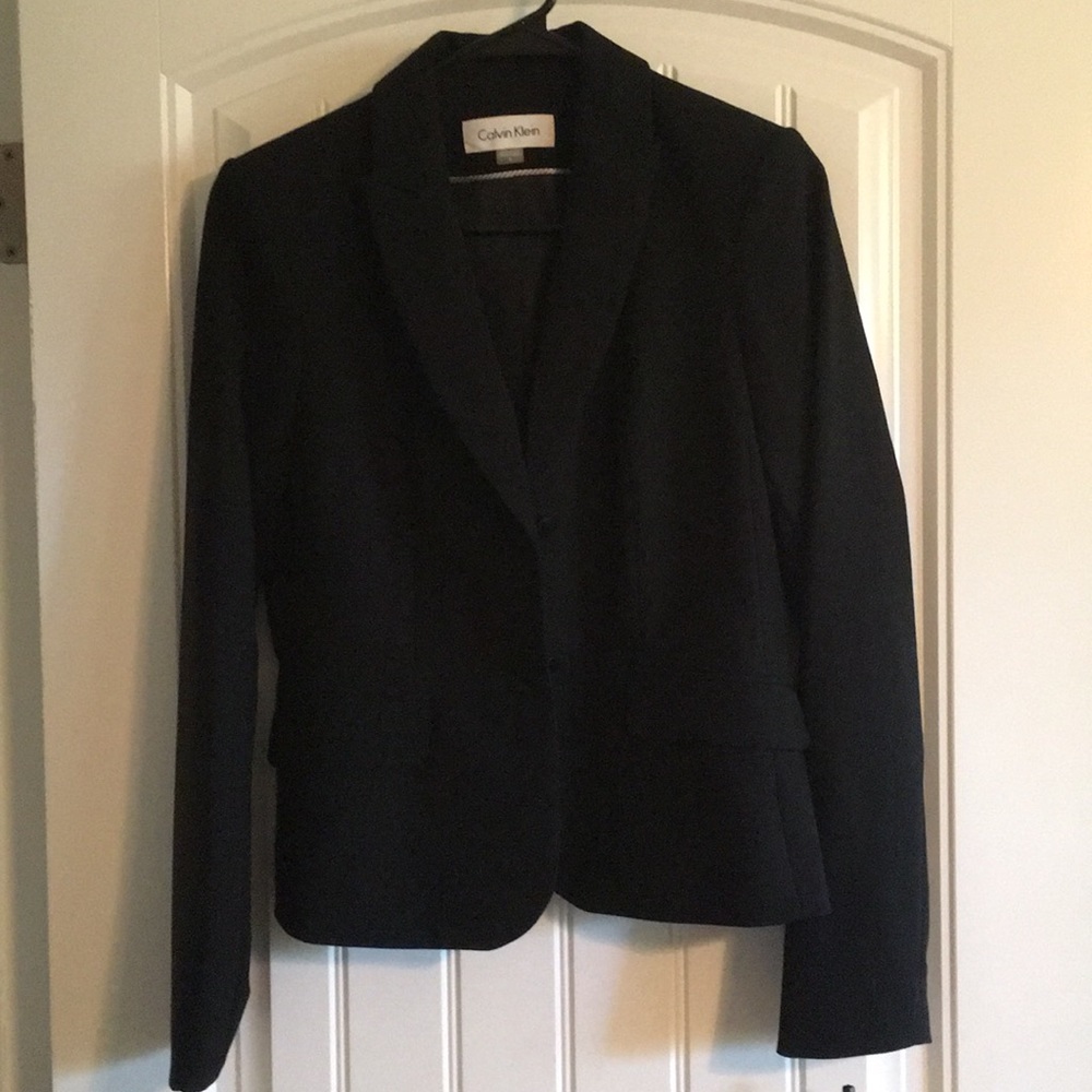 NWT Calvin Klein Black Suit Jacket